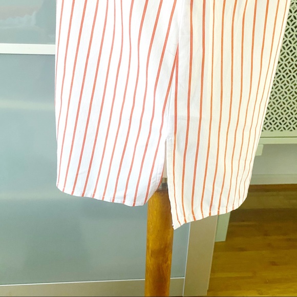 NWT MICHAEL Michael Kors Striped Bell Sleeve Top - Picture 5 of 12